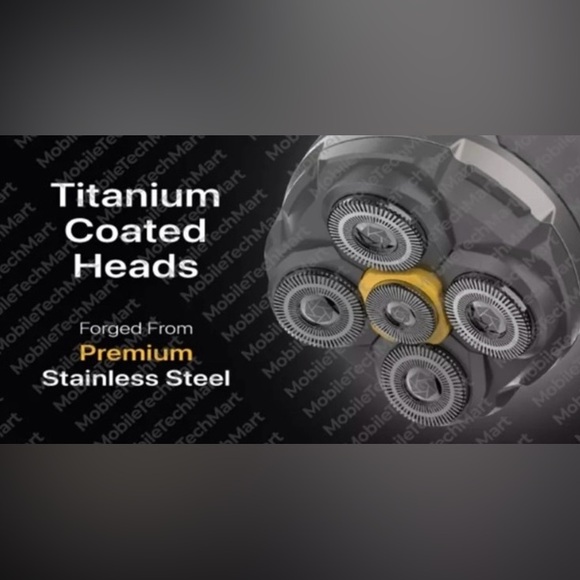 MICROTOUCH TITANIUM HEAD SHAVER - Picture 3 of 15